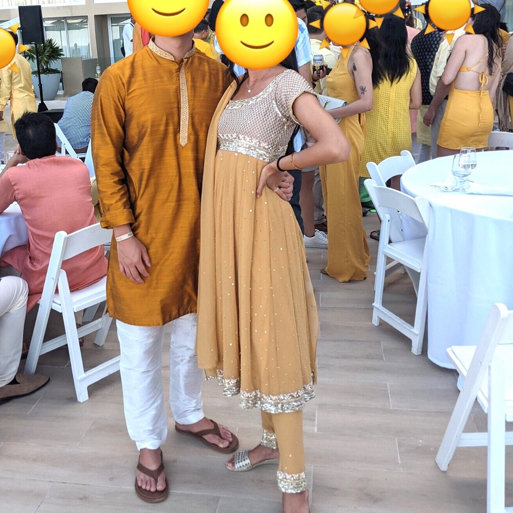 Mustard Yellow Anarkali / Salwar Suit